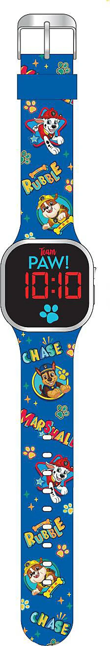 LED-Kinderarmbanduhr Paw Patrol, LED-Anzeige Für Uhrzeit Und Datum