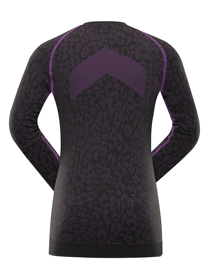 Funktionsunterhemd "Padono" In Schwarz/ Lila 4 Funktionsunterhemd "Padono" In Schwarz/ Lila – Bild 2