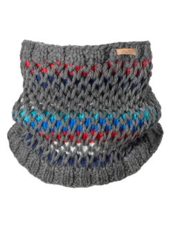 Barts Loop-Schal "Lazlo" In Grau/ Bunt - (L)24 X (B)30 Cm