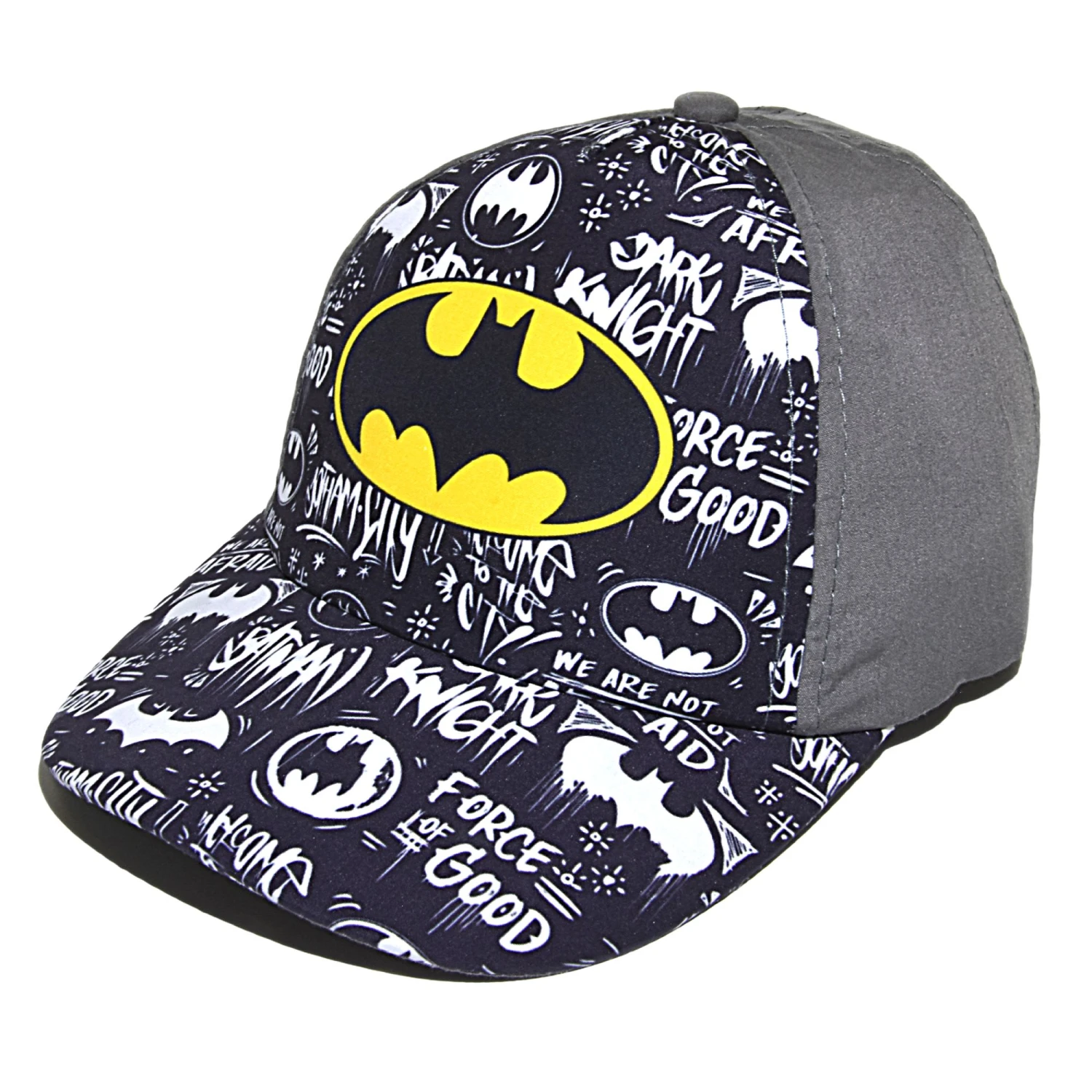 Basecap Batman Mit UV Schutz 30+ In Grau 3 Basecap Batman Mit UV Schutz 30+ In Grau
