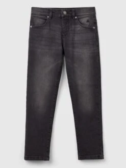 Benetton Jeans - Slim Fit - In Anthrazit