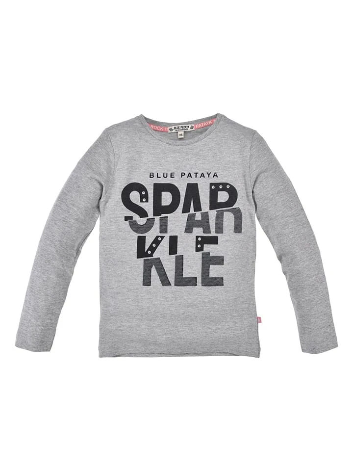 Longsleeve "Sparkle" In Grau 3 Longsleeve "Sparkle" In Grau