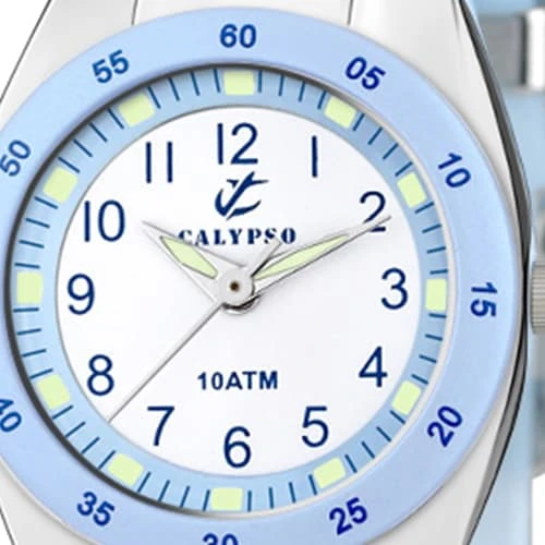 Analog-Armbanduhr Calypso Analogico Türkisblau Klein (ca. 25mm) 4 Analog-Armbanduhr Calypso Analogico Türkisblau Klein (ca. 25mm) – Bild 2