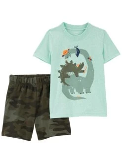 Carter's™ 2tlg. Outfit In Türkis/ Khaki