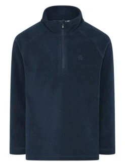 Color Kids Fleecepullover In Dunkelblau