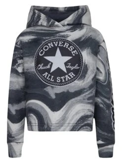 Converse Hoodie In Schwarz/ Grau