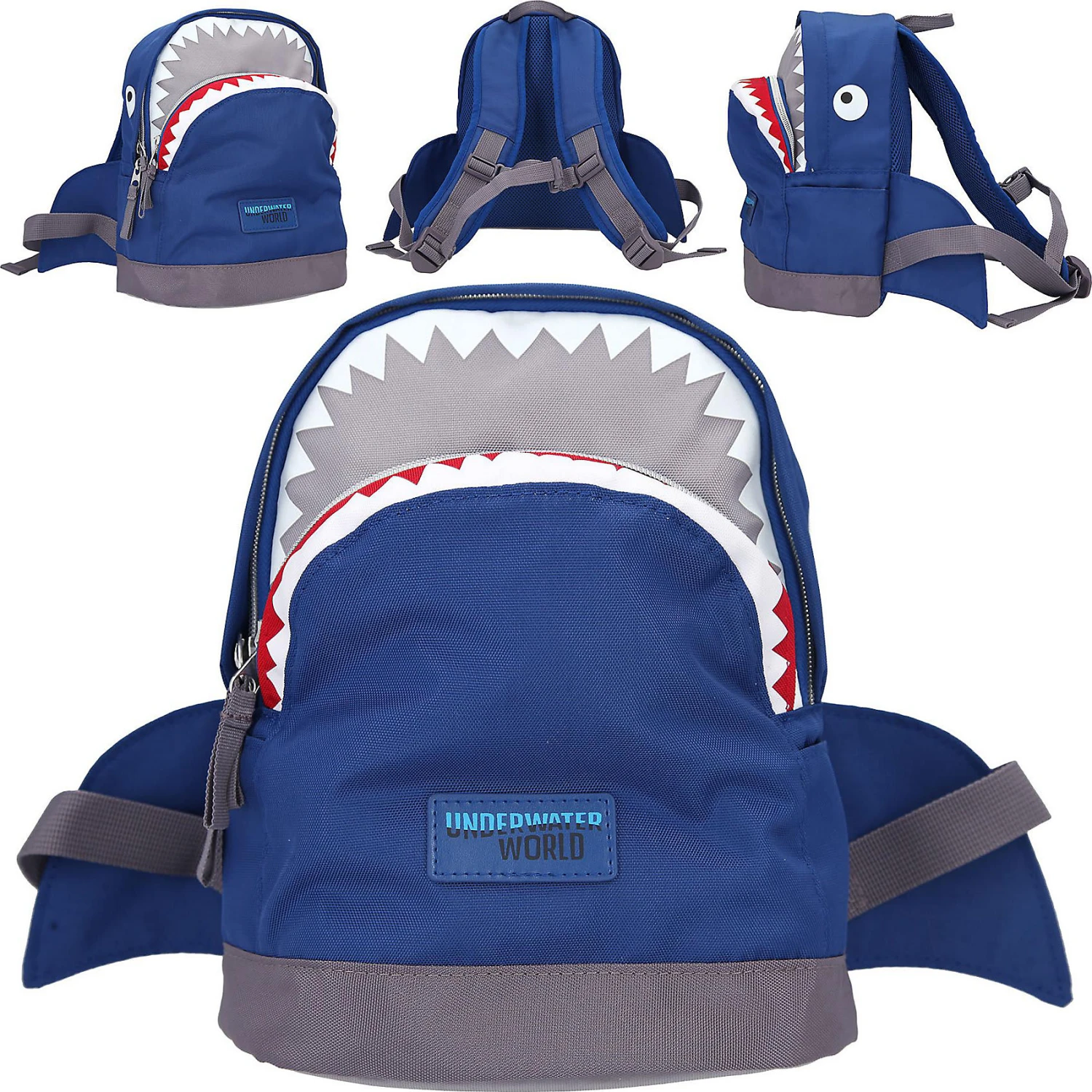 Depesche Dino World Freizeitrucksack UNDERWATER Hai 3 Depesche Dino World Freizeitrucksack UNDERWATER Hai