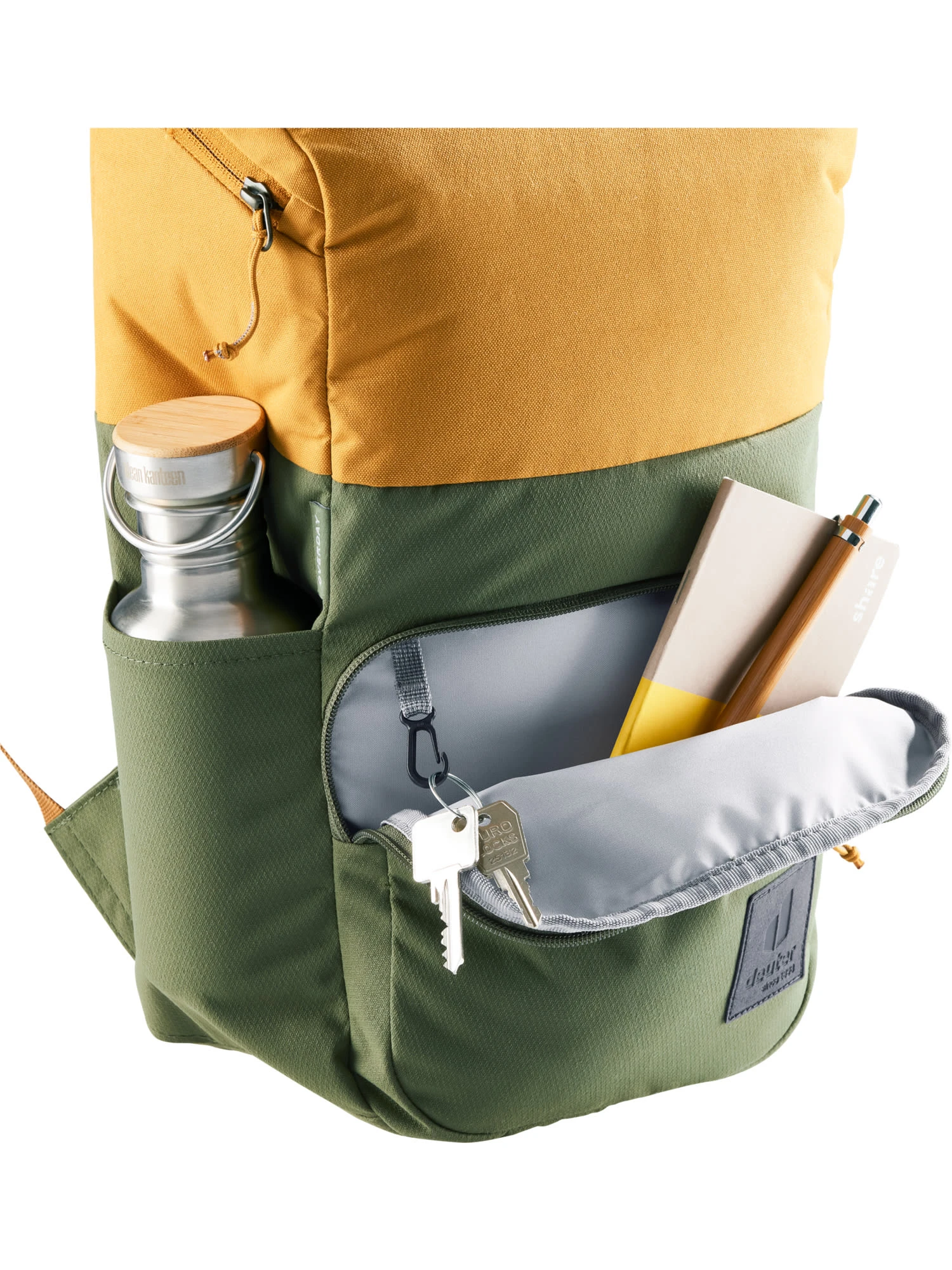 Deuter Rucksack Overday In Khaki/Cinnamon 8 Deuter Rucksack Overday In Khaki/Cinnamon – Bild 6