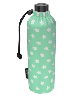 Weithals-Trinkflasche "BIO-Sterne" In Mint