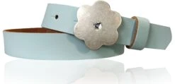 Ledergürtel In Aqua