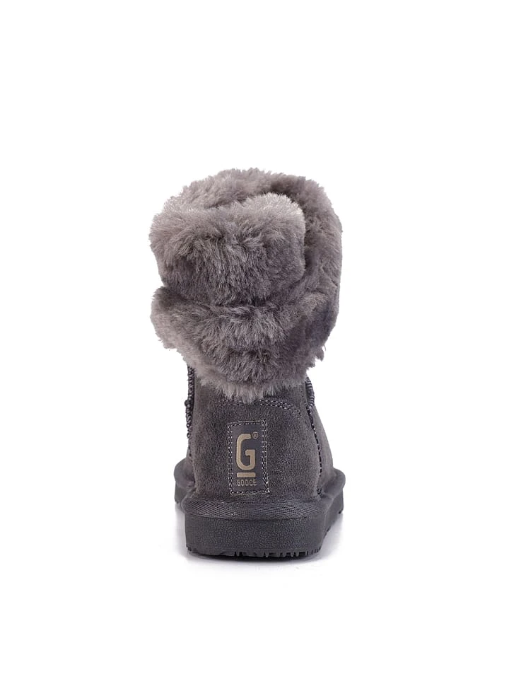 Leder-Winterboots "Florine" In Grau 11 Leder-Winterboots "Florine" In Grau – Bild 9