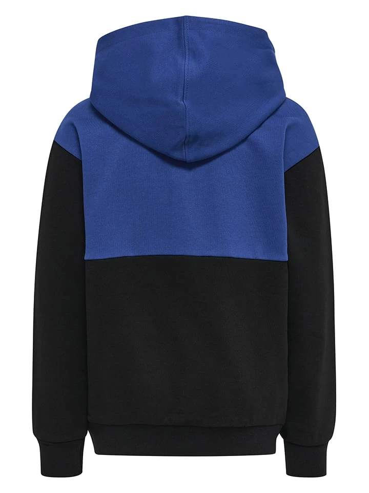 Hummel Hoodie "Morten" In Schwarz/ Blau/ Weiß 4 Hummel Hoodie "Morten" In Schwarz/ Blau/ Weiß – Bild 2
