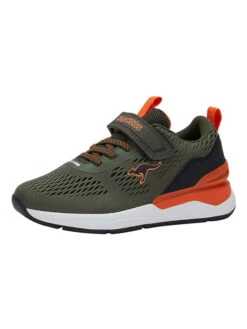 KangaRoos Sneakers "Rule EV" In Khaki/ Orange
