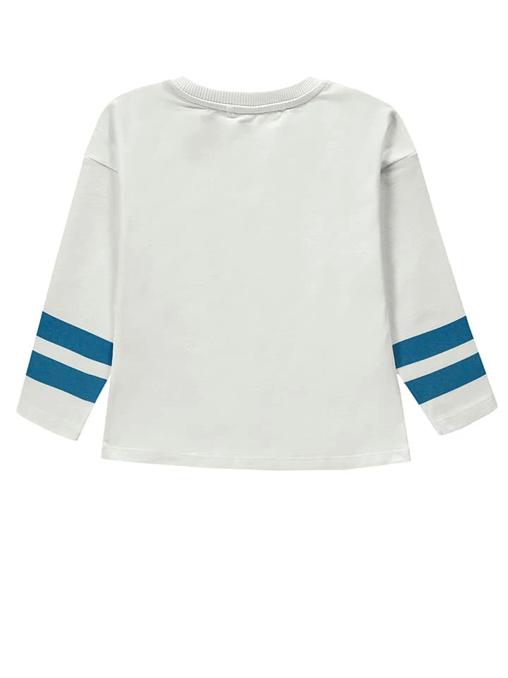 Kanz Longsleeve In Weiß/ Blau 4 Kanz Longsleeve In Weiß/ Blau – Bild 2