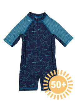 Badeoverall In Dunkelblau