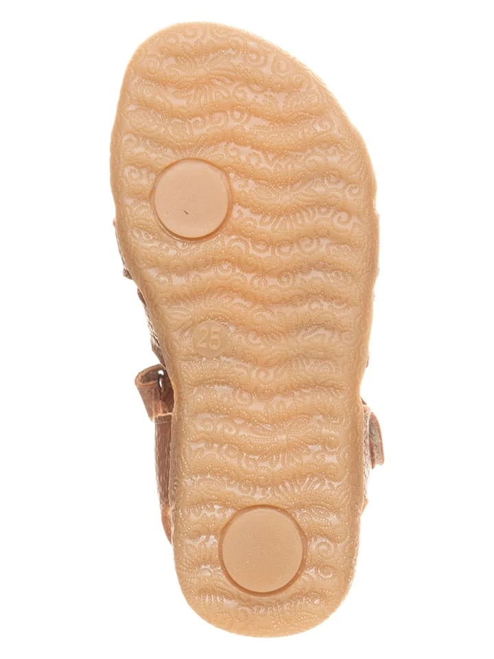 Leder-Sandalen In Hellbraun 7 Leder-Sandalen In Hellbraun – Bild 5