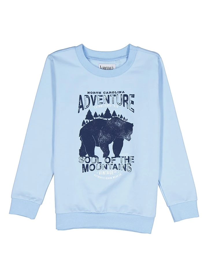 Sweatshirt In Hellblau 4 Sweatshirt In Hellblau – Bild 2