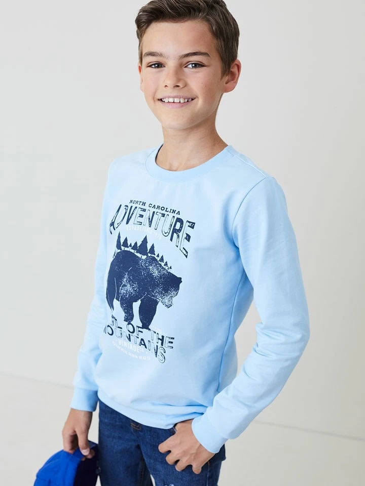 Sweatshirt In Hellblau 3 Sweatshirt In Hellblau
