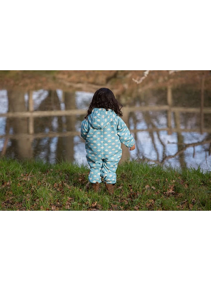 Schneeanzug "Fluffy Cloud" In Hellblau 4 Schneeanzug "Fluffy Cloud" In Hellblau – Bild 2