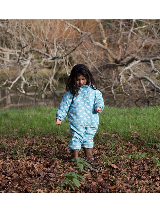 Schneeanzug "Fluffy Cloud" In Hellblau 3 Schneeanzug "Fluffy Cloud" In Hellblau