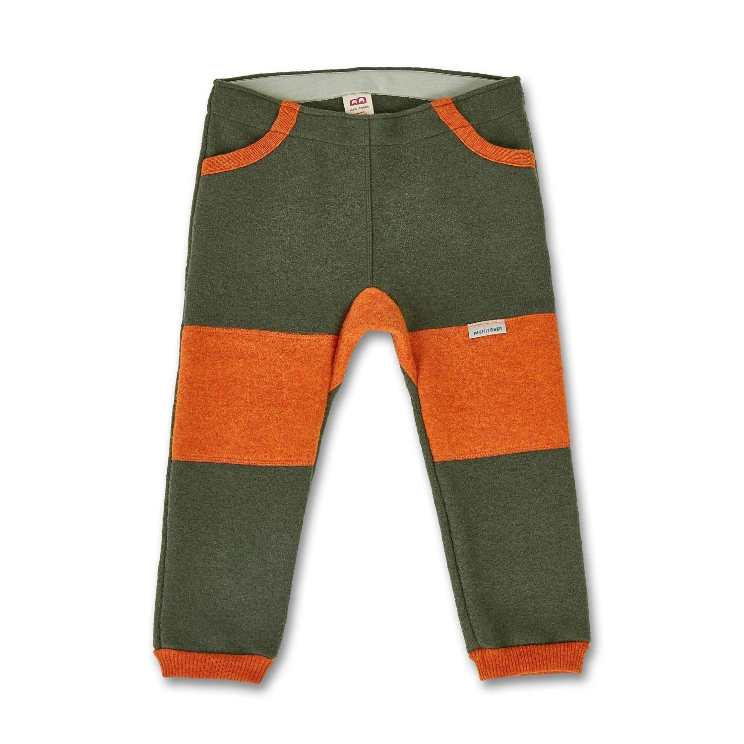 Walkhose In Olive/Orange 3 Walkhose In Olive/Orange