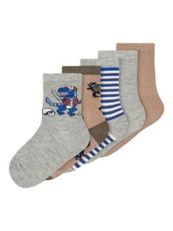 NAME IT 5 Paar Socken In Affogat