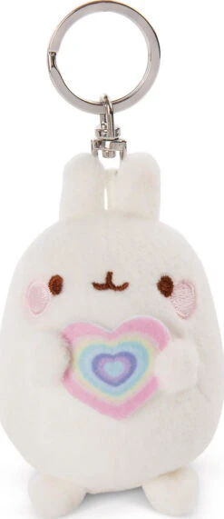 Nici Molang Mit Regenbogenherz, 8 Cm (48220)