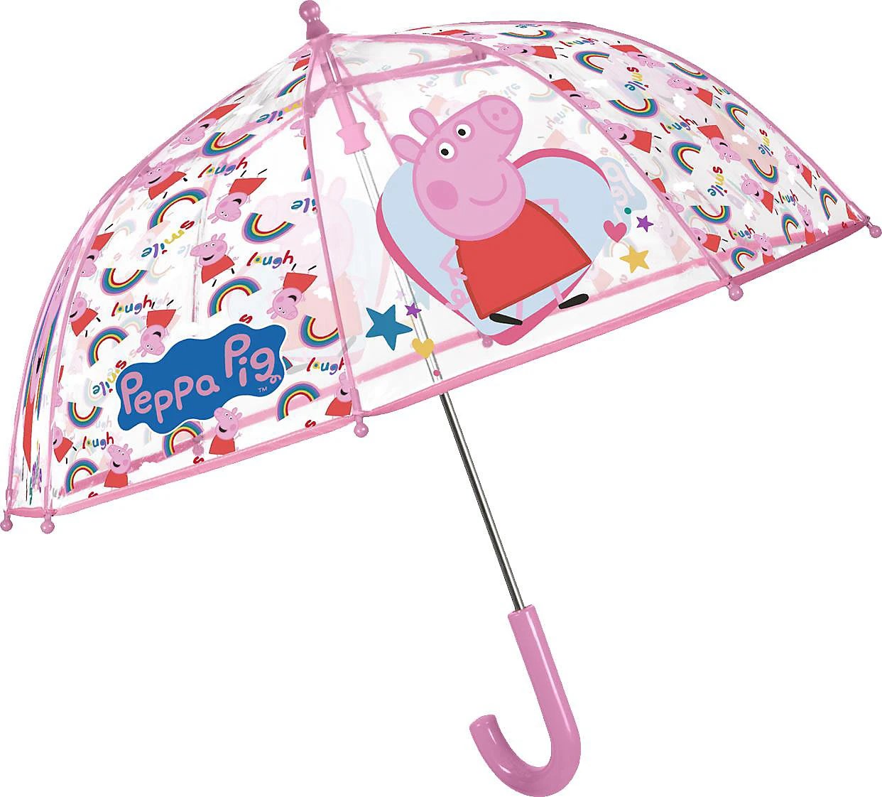 Kinderschirm Peppa Pig Transparent 42/8, Manuell 3 Kinderschirm Peppa Pig Transparent 42/8, Manuell