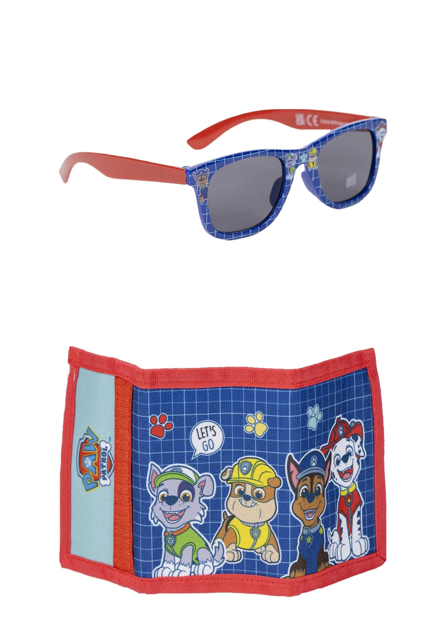 Paw Patrol 2 Tlg. Set: Sonnenbrille Mit Portemonnaie In Dunkel-Blau 3 Paw Patrol 2 Tlg. Set: Sonnenbrille Mit Portemonnaie In Dunkel-Blau