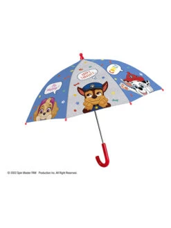Regenschirm "Paw Patrol" In Blau/ Grau - Ø 38 Cm