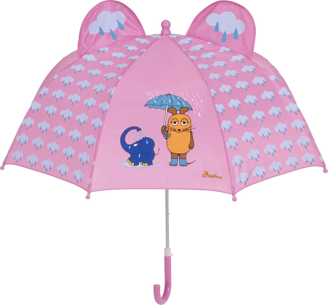 Playshoes 3D Regenschirm Die Maus & Elefant In Rosa 2 Playshoes 3D Regenschirm Die Maus & Elefant In Rosa
