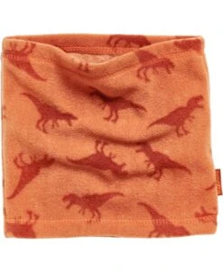 Playshoes Fleece-Schlauchschal Dinos In Ocker
