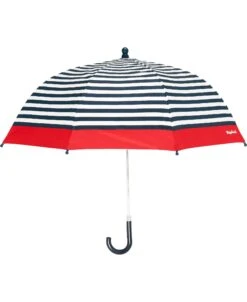 Playshoes Regenschirm Maritim In Marine/weiß