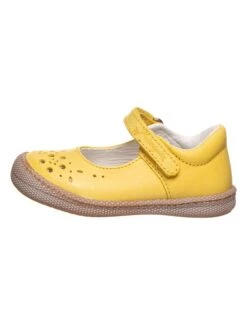 Primigi Leder-Spangenballerinas In Gelb