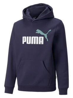 Puma Hoodie "ESS+ 2" In Dunkelblau