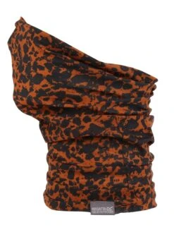 Regatta Multifunktionstuch "Print Multitube" In Hellbraun/ Schwarz - (L)46 X (B)23 Cm