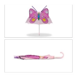 Kinderregenschirm Schmetterling In Pink