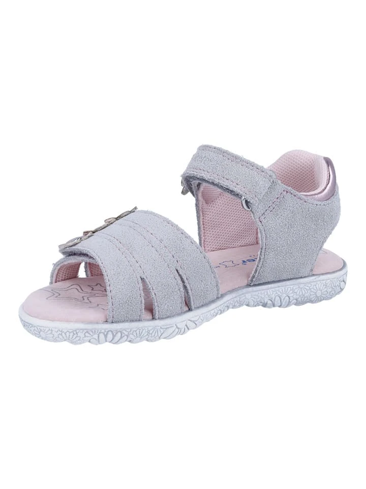 Leder-Sandalen "Sole" In Grau 5 Leder-Sandalen "Sole" In Grau – Bild 3