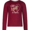 Longsleeve In Bordeaux