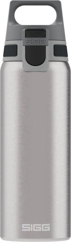 Sigg Edelstahl-Trinkflasche SHIELD ONE Brushed, 750 Ml, WMB-Verschluss