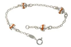 925 Silber Armband "Fische"