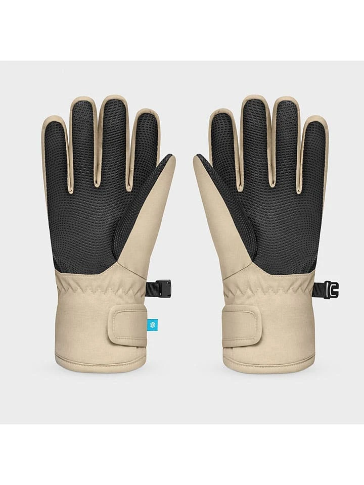 Funktionshandschuhe ''Whiz'' In Schwarz/ Beige 4 Funktionshandschuhe ''Whiz'' In Schwarz/ Beige – Bild 2