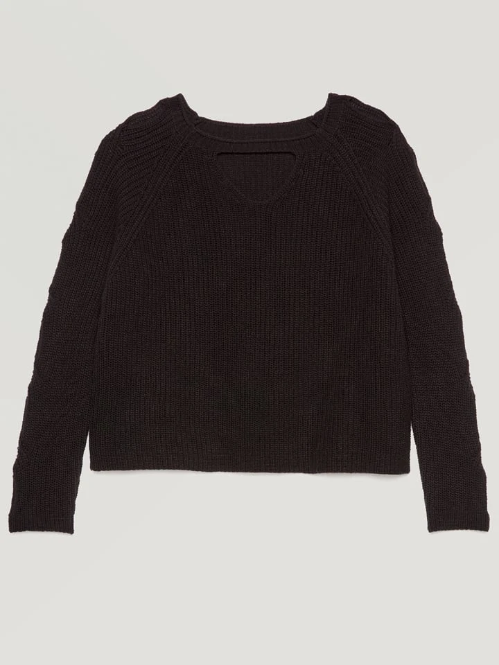 Sisley Pullover In Schwarz 3 Sisley Pullover In Schwarz