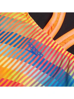 Speedo Badeanzug ''Eco+'' In Schwarz/ Orange/ Blau -TROLLKIDS Verkäufe speedo badeanzug eco in schwarz orange blau 2