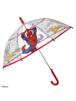 Regenschirm "Spiderman" In Transparent/ Bunt - Ø 45 Cm