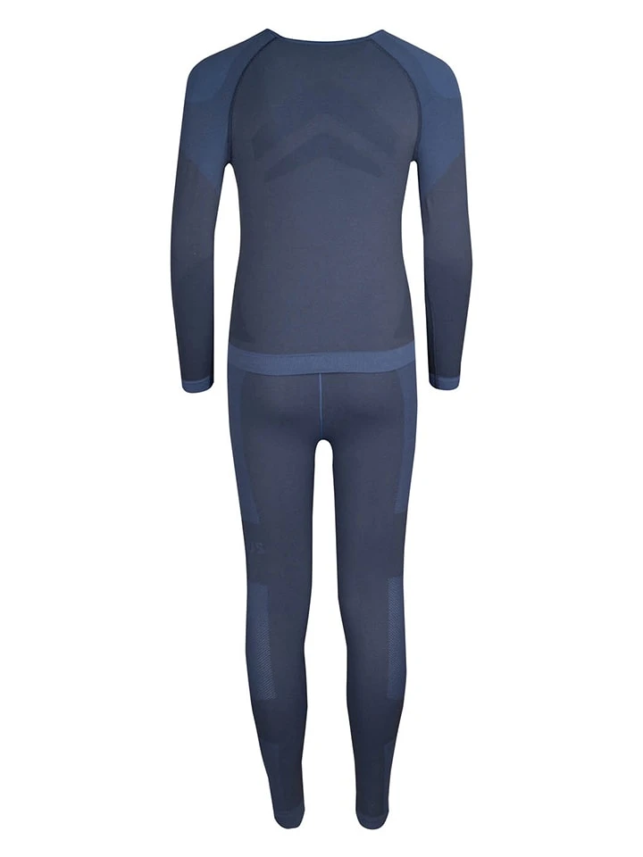 TROLLKIDS 2tlg. Funktionswäsche-Set "Hemsedal Baselayer" In Dunkelblau 4 TROLLKIDS 2tlg. Funktionswäsche-Set "Hemsedal Baselayer" In Dunkelblau – Bild 2