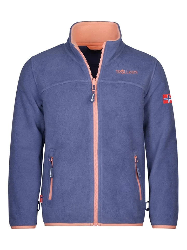 TROLLKIDS 3in1-Funktionsjacke "Bryggen" In Blau/ Rosa 5 TROLLKIDS 3in1-Funktionsjacke "Bryggen" In Blau/ Rosa – Bild 3