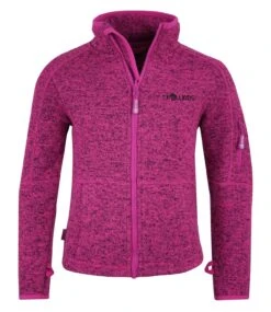 TROLLKIDS Fleece-Jacke "Jondalen" In Dunkelrosa