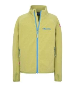 TROLLKIDS Fleecejacke "Noresund" In Kiwigrün/Himmelsblau