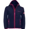 TROLLKIDS Mädchen Fleecejacke "Mandal" In Marineblau/Magenta